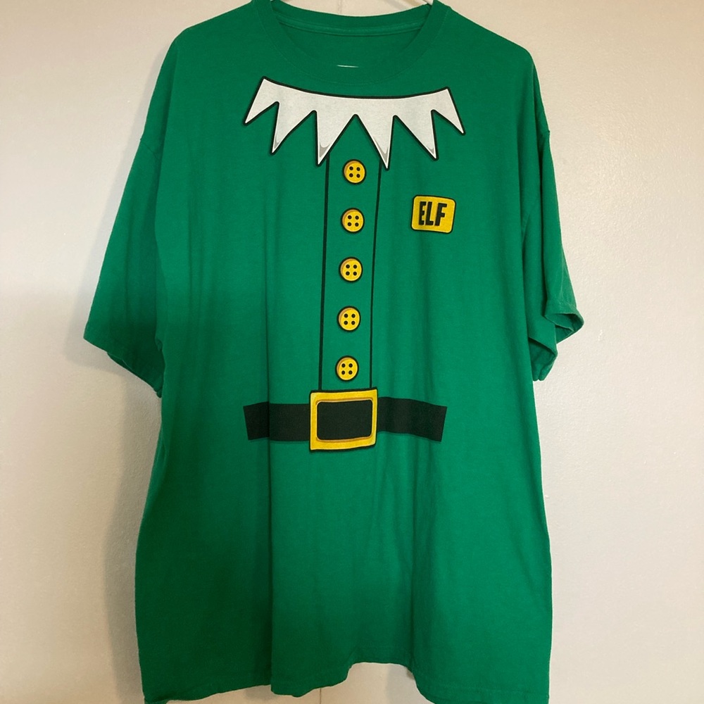 Christmas Elf Short Sleeve Tee Shirt